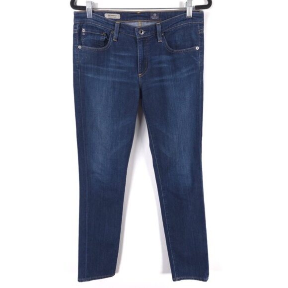 AG ADRIANO GOLDSCHMIED‎ Women’s THE STEVIE Slim Straight Jeans USA MADE Size 30R - Picture 1 of 14